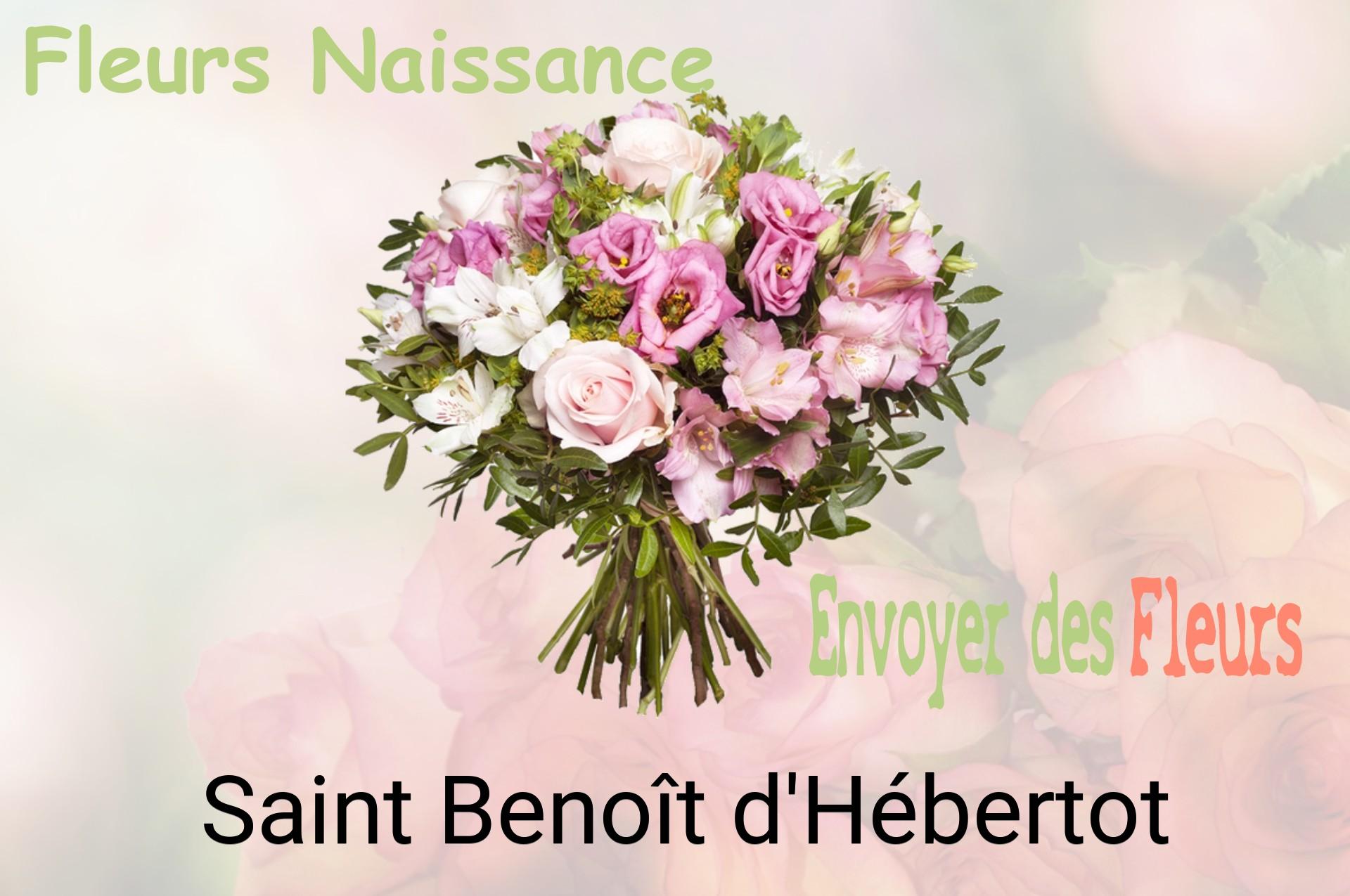 Bouquet de fleurs de naissance livré à Saint-Benoît-d'Hébertot